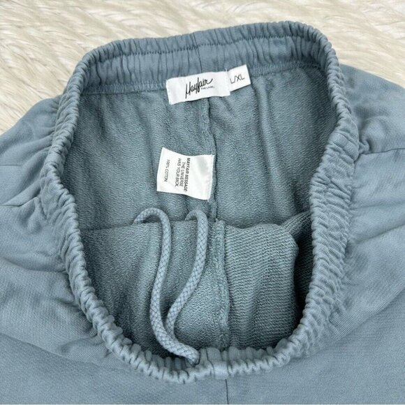 Mayfair NWT Blue This Moment Is More Important Jogger Sweatpants L-XL/W28/L30 - Picture 7 of 13